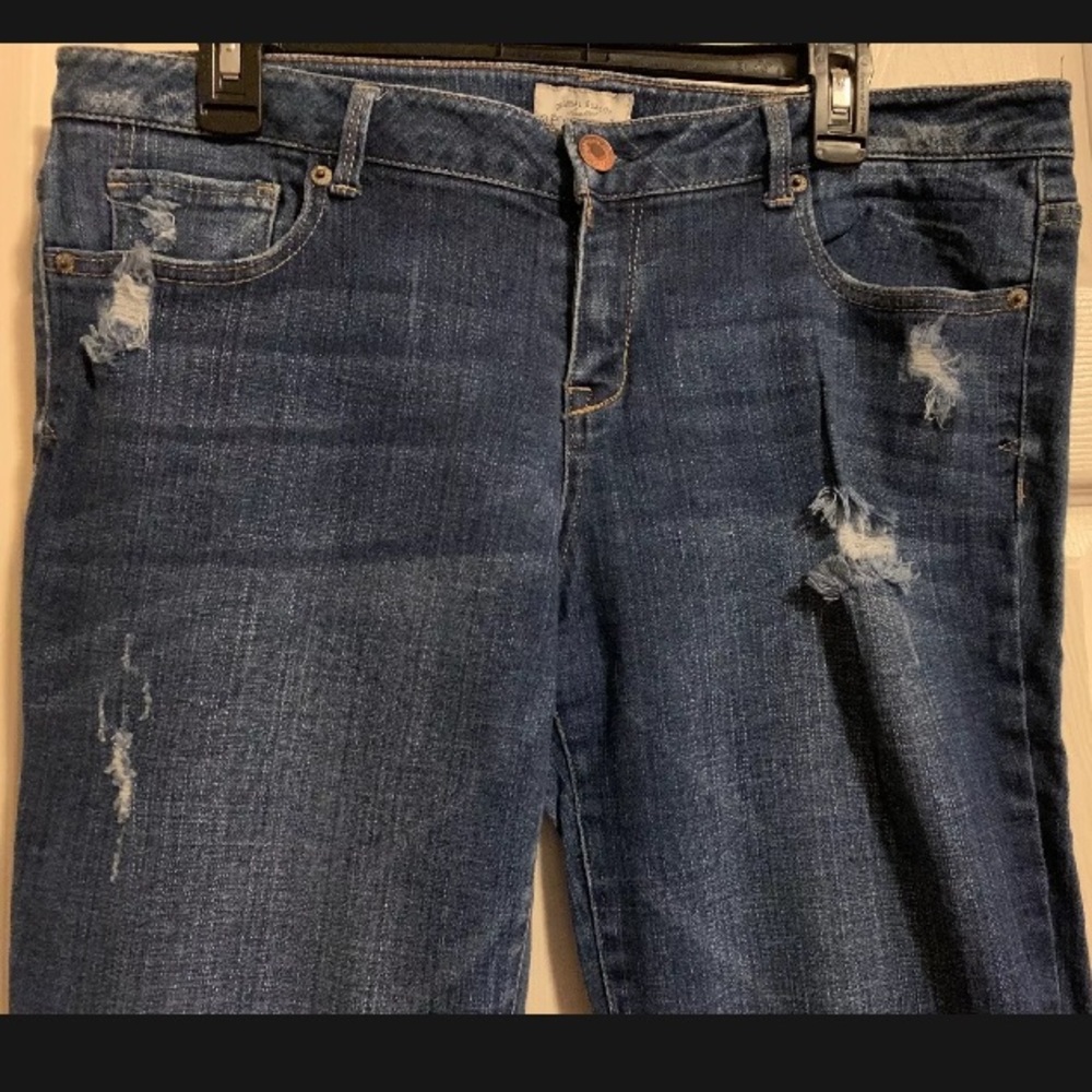 Aeropostale Bayla Skinny Jeans sz 13/14 Medium Wash Blue